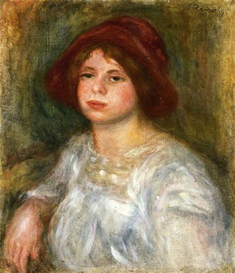 RENOIR’S GIRL IN THE RED BONNET .